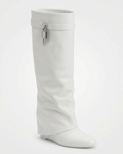 Keilabsatz-Stiefel