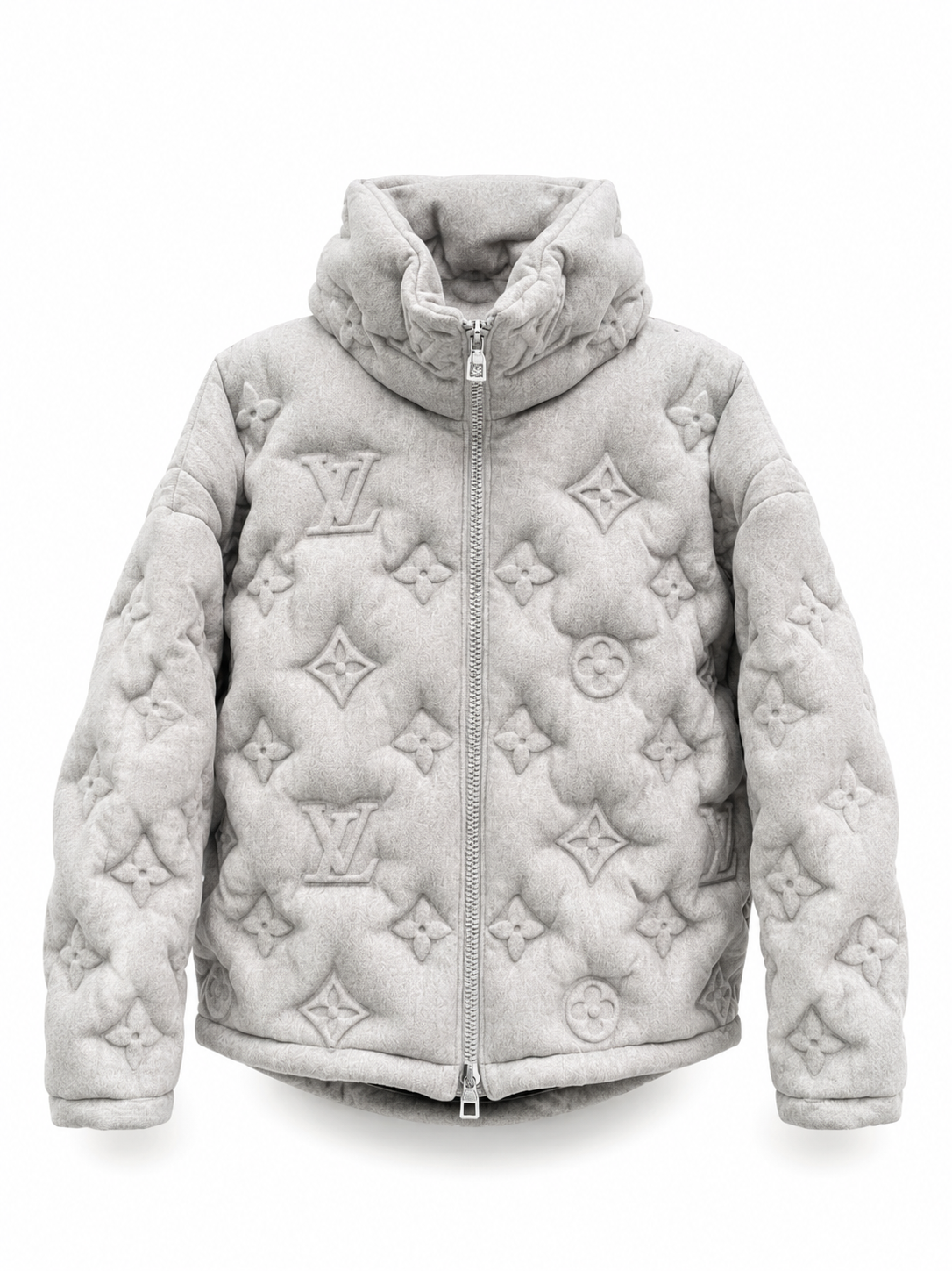 Ikonische Pufferjacke  Grau