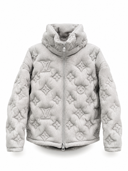 Ikonische Pufferjacke  Grau